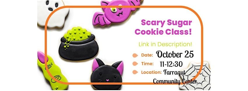 Halloween Sugar Cookie Decorating Class!, 25 October | Event in Farragut | AllEvents
