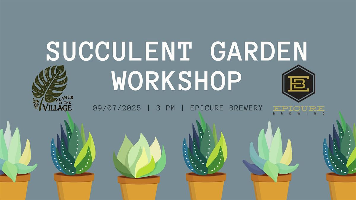 Succulent Garden Workshop, 7 September | Event in Norwich | AllEvents