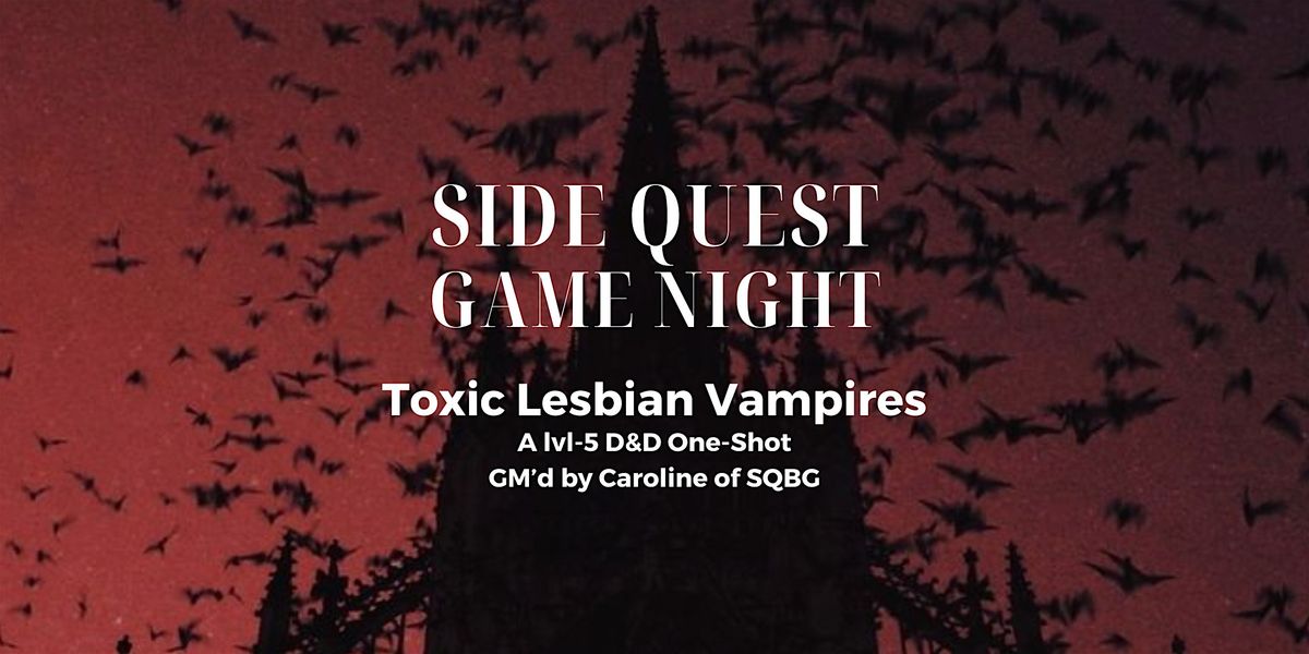 D&D Vampire Night w/ Caroline, 6 June | Event in Somerville | AllEvents