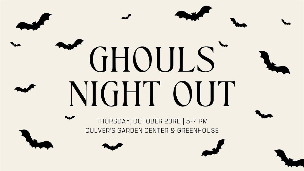 Ghouls Night Out!, 23 October | Event in Marion | AllEvents