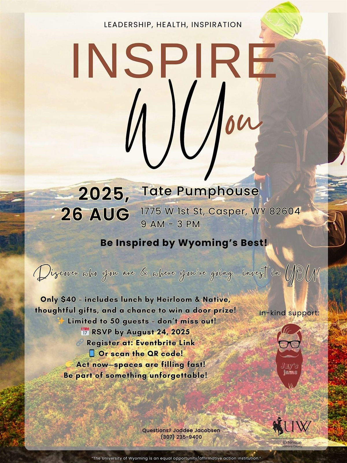 Inspire WYou 2025, 26 August | Event in Casper | AllEvents