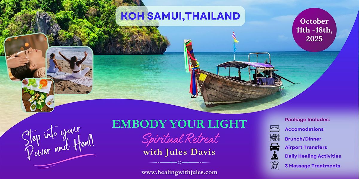 Thailand Retreat - Embody your light with 7 days of Healing & Rejuvenation, 11 October | Event in Koh Samui