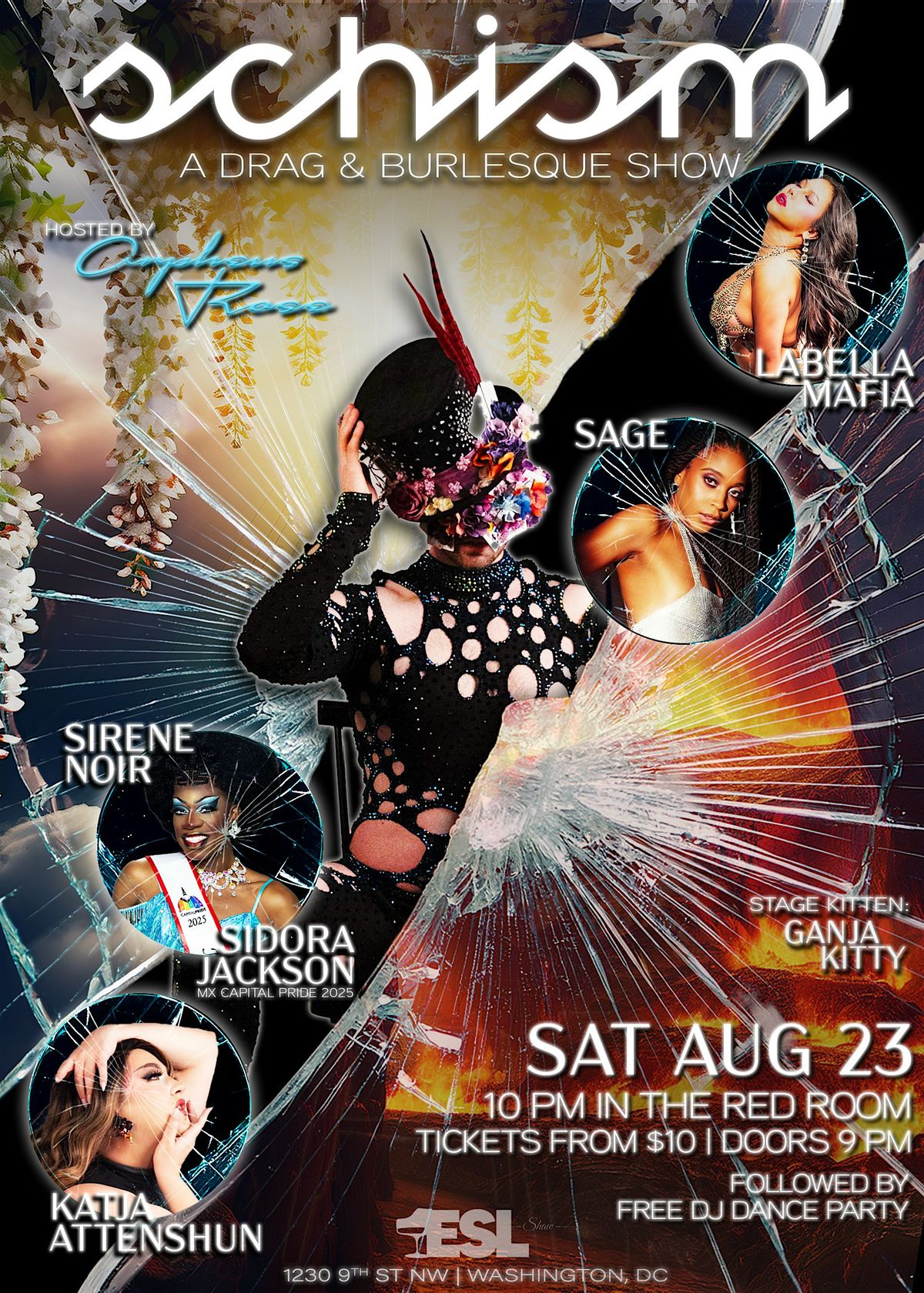 Schism Drag and Burlesque Show, 23 August | Event in Washington | AllEvents