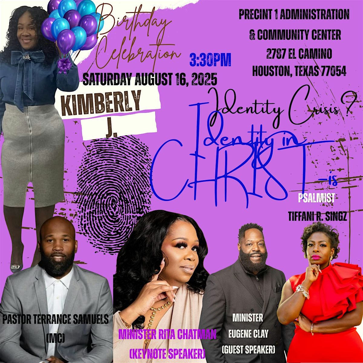 IDENTITY CRISIS TO IDENTITY IN CHRIST IS!, 16 August | Event in Houston | AllEvents