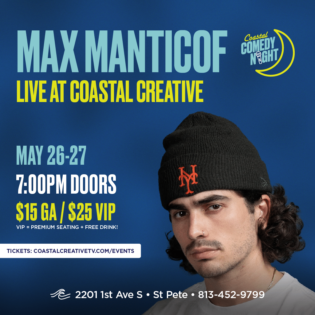 Max Manticof at Punch Line Sacramento, 22 March | Event in Sacramento | AllEvents