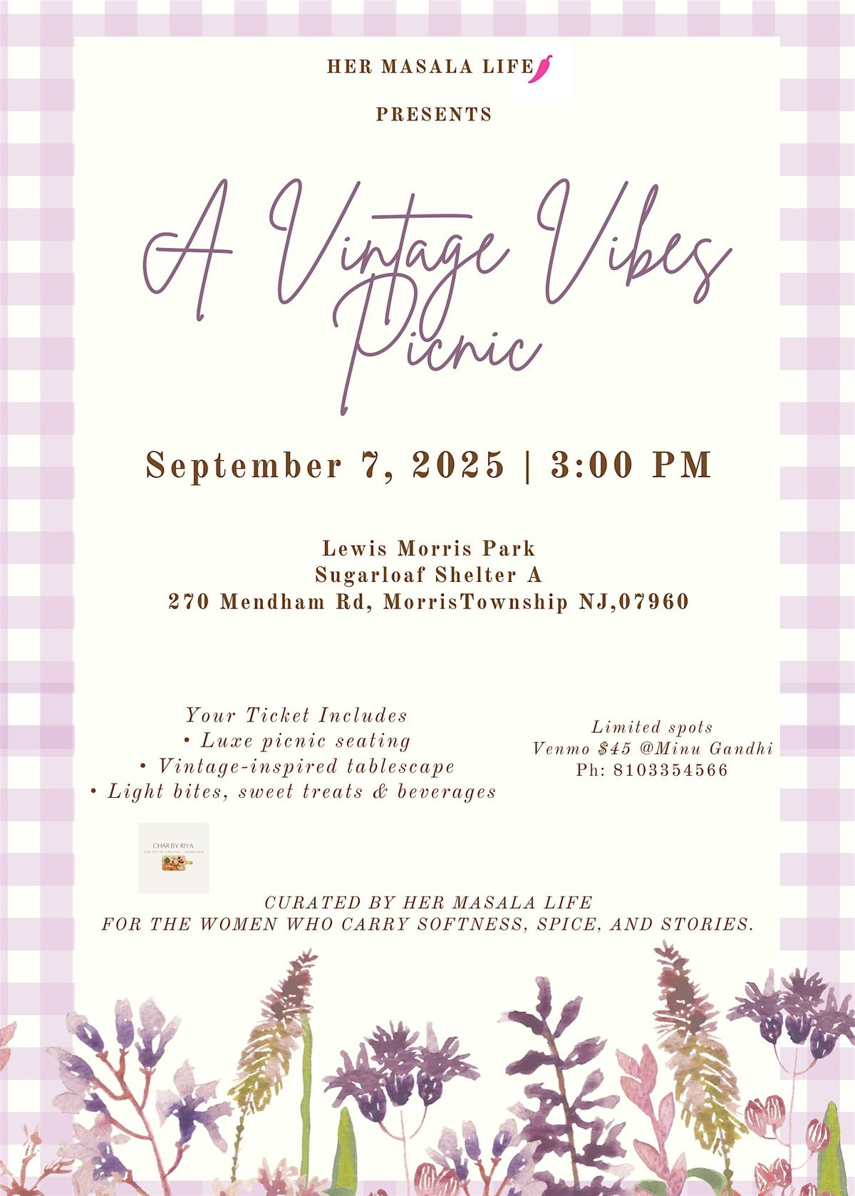 The Vintage Vibes Picnic (women’s only), 7 September | Event in Morristown | AllEvents