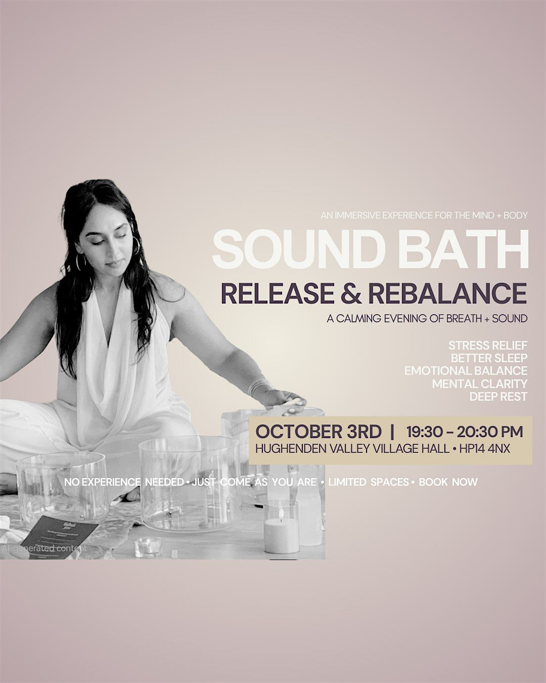 Sound Bath: Rest & Receive, 12 December | Event in Hughenden Valley | AllEvents