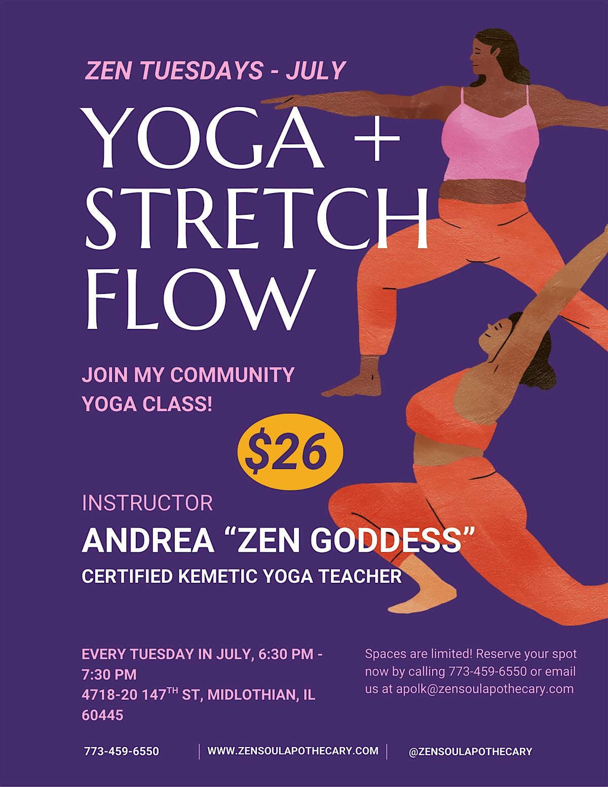 Yoga + Stretch Flow (Zen Tuesday's) | Event in Midlothian | AllEvents