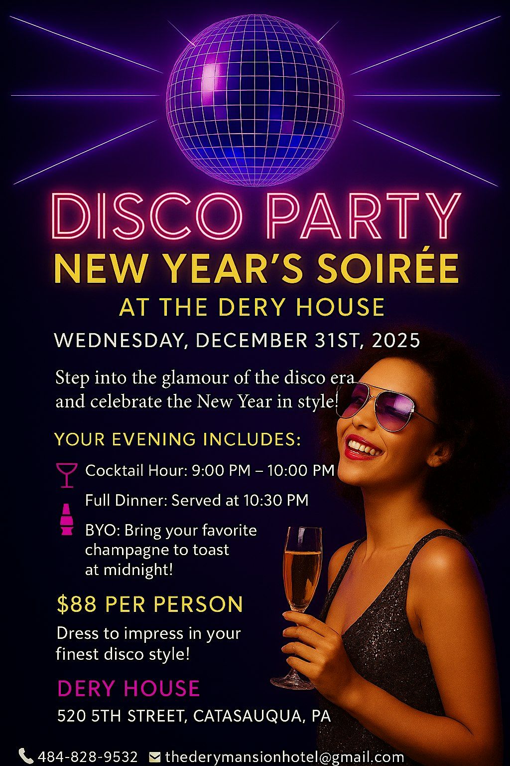 New Year’s Soirée, 31 December | Event in Catasauqua | AllEvents