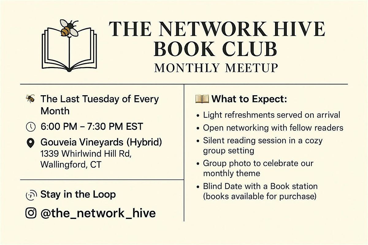 The Network Hive Book Club – Monthly Meetup | Event in Wallingford | AllEvents