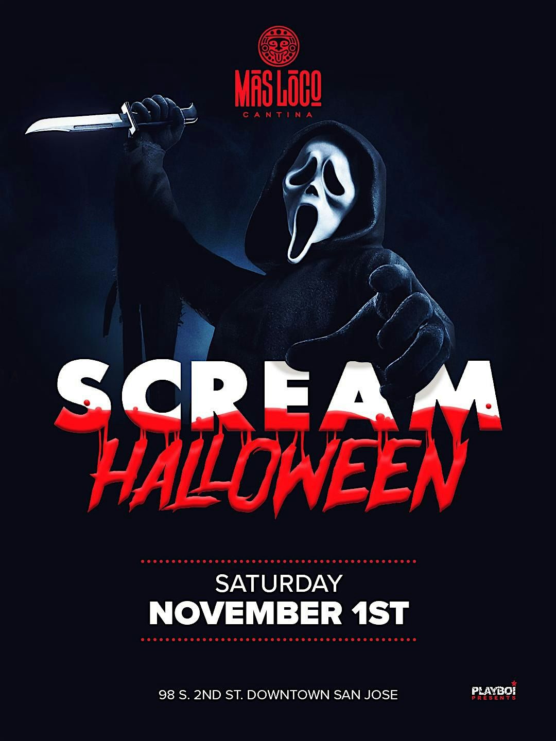 Mas Loco Cantina HALLOWEEN SATURDAY Nov 1st! Costume Event 10pm-1:30am, 1 November | Event in San Jose | AllEvents