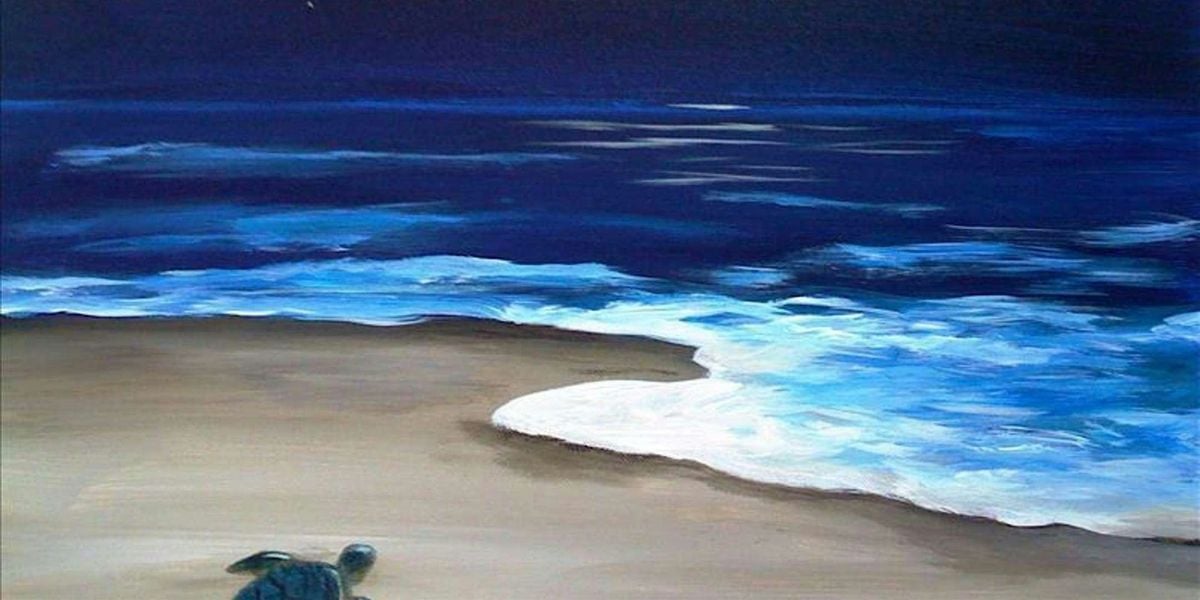 Turtle on the Beach - Paint and Sip by Classpop!™, 28 June | Event in Houston | AllEvents