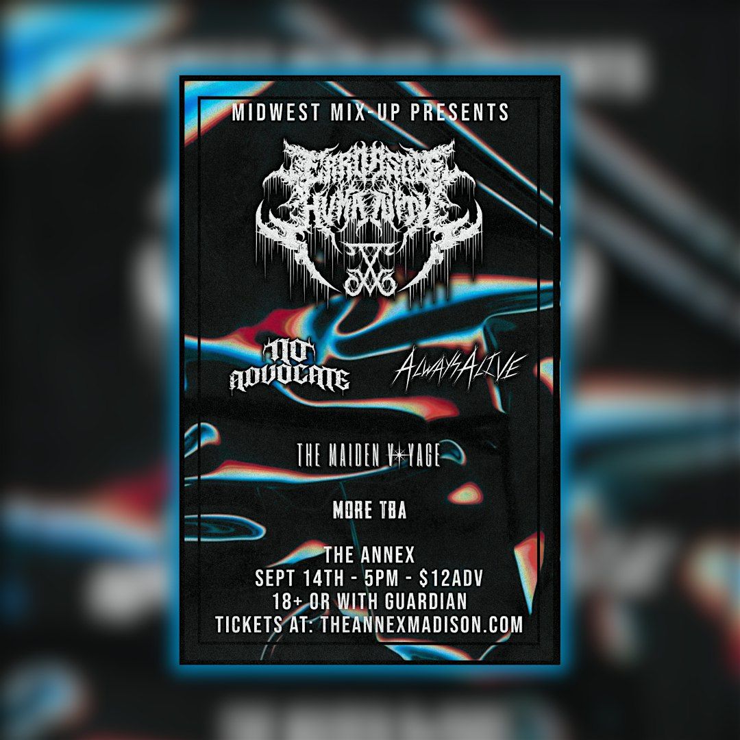 Errors Of Humanity, No Advocate, Always Alive, The Maiden Voyage, tba, 14 September | Event in Madison | AllEvents