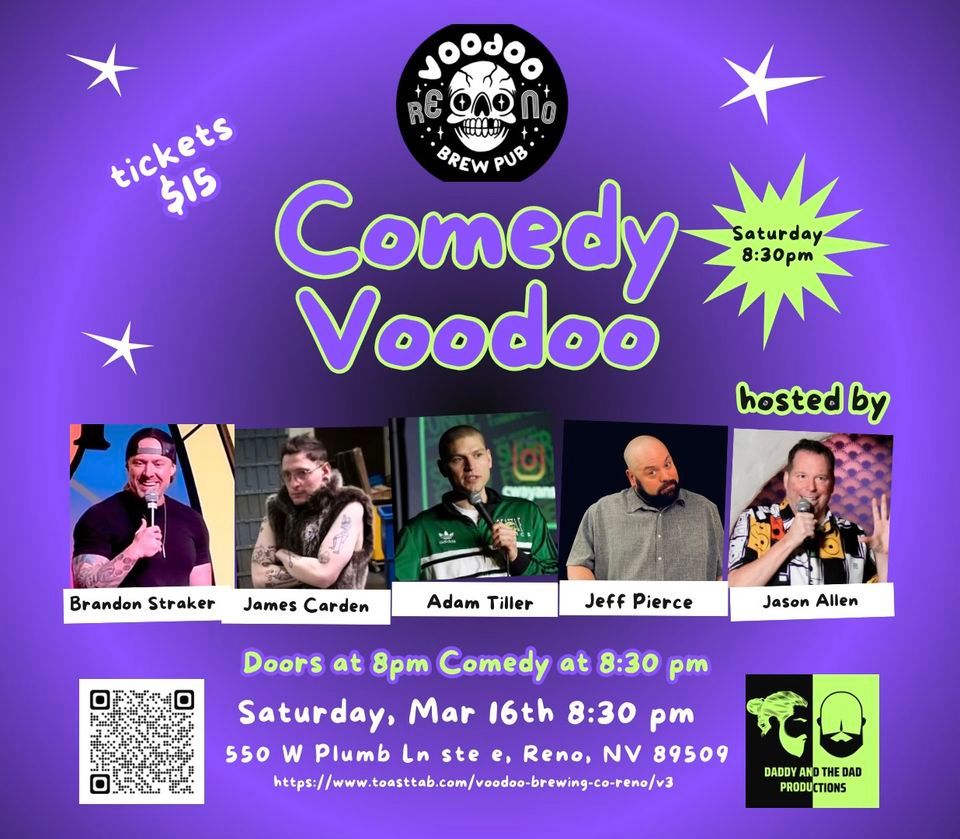 Comedy Voodoo, 550 W. Plumb Lane Suite E, Reno, NV, 16 March 2024 ...