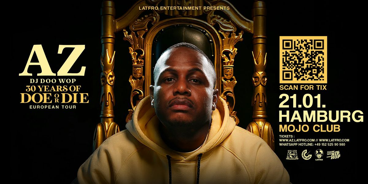 AZ  Live in Hamburg - Mojo Club, 21 January | Event in Hamburg | AllEvents