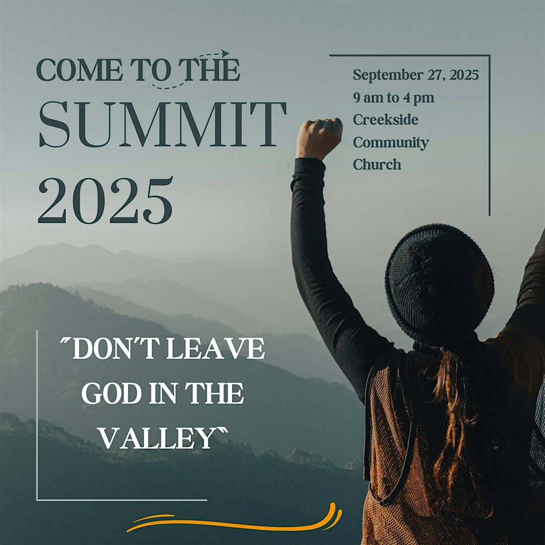 The Summit 2025 Hosted by Kay Hall Ministries, 27 September | Event in Traverse City | AllEvents