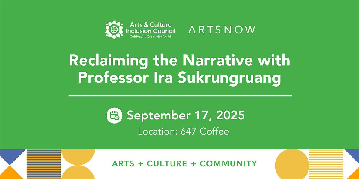Reclaiming the Narrative with Professor Ira Sukrungruang, 17 September | Event in Akron | AllEvents