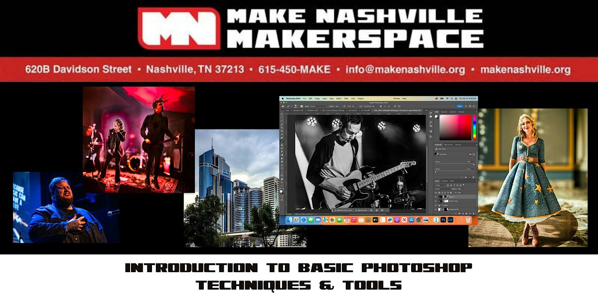 Introduction To Basic Photoshop Techniques & Tools | Event in Nashville | AllEvents