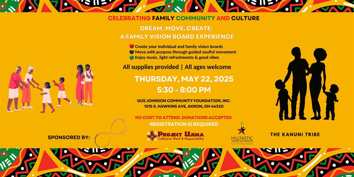 Dream, Move, Create: A Vision Board Experience for Individuals & Families, 22 May | Event in Akron | AllEvents
