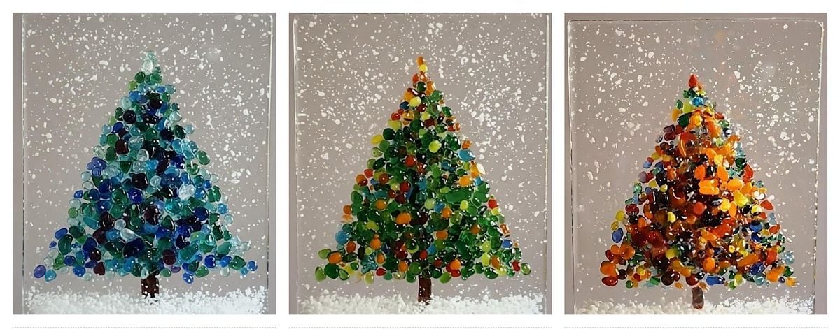 EASY Beginner's fused glass Christmas Tree Workshop - Wyandotte, 12 November | Event in Wyandotte | AllEvents