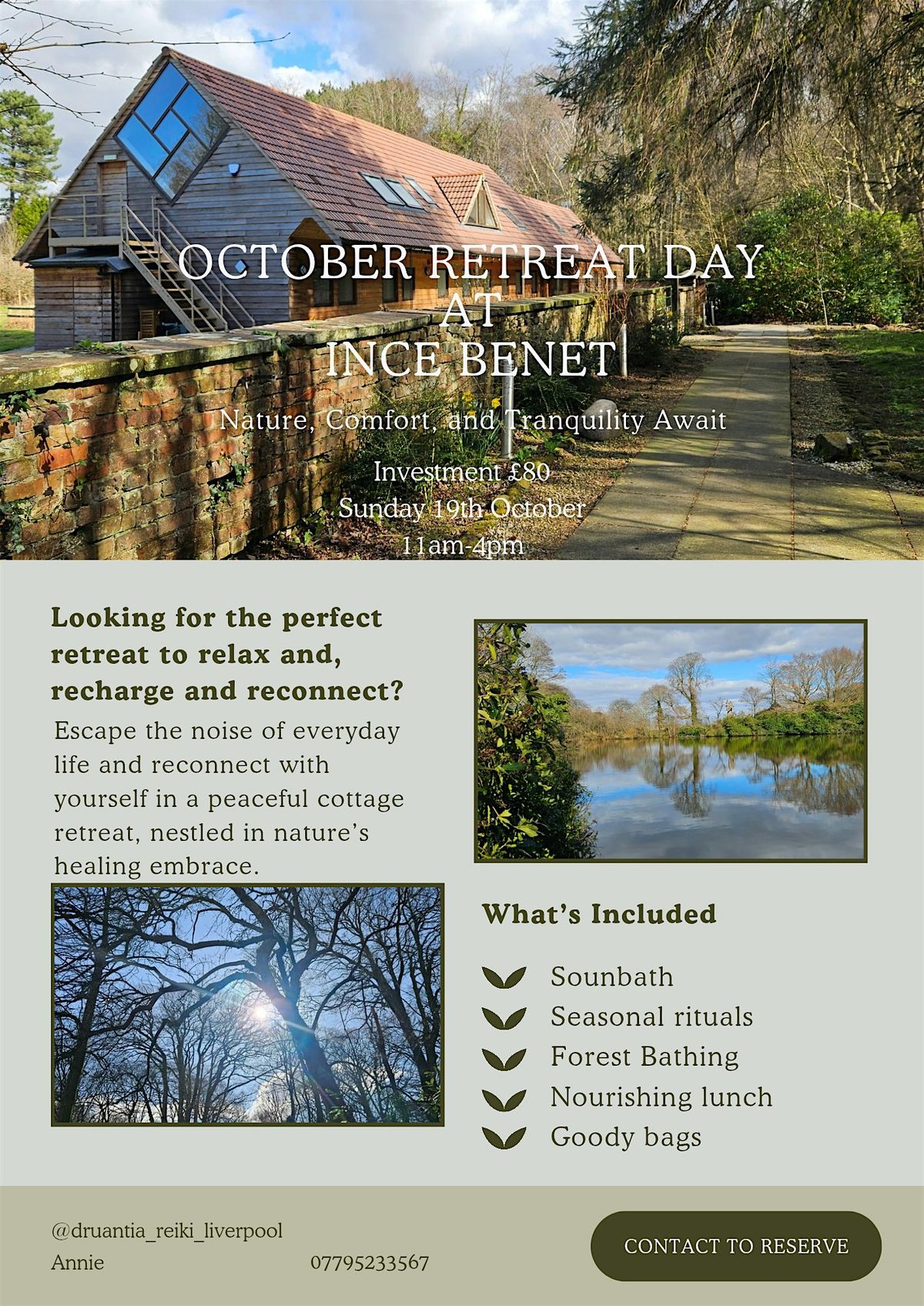️ Samhain Women’s Retreat – A Day of Magic & Reflection, 19 October | Event in Liverpool | AllEvents