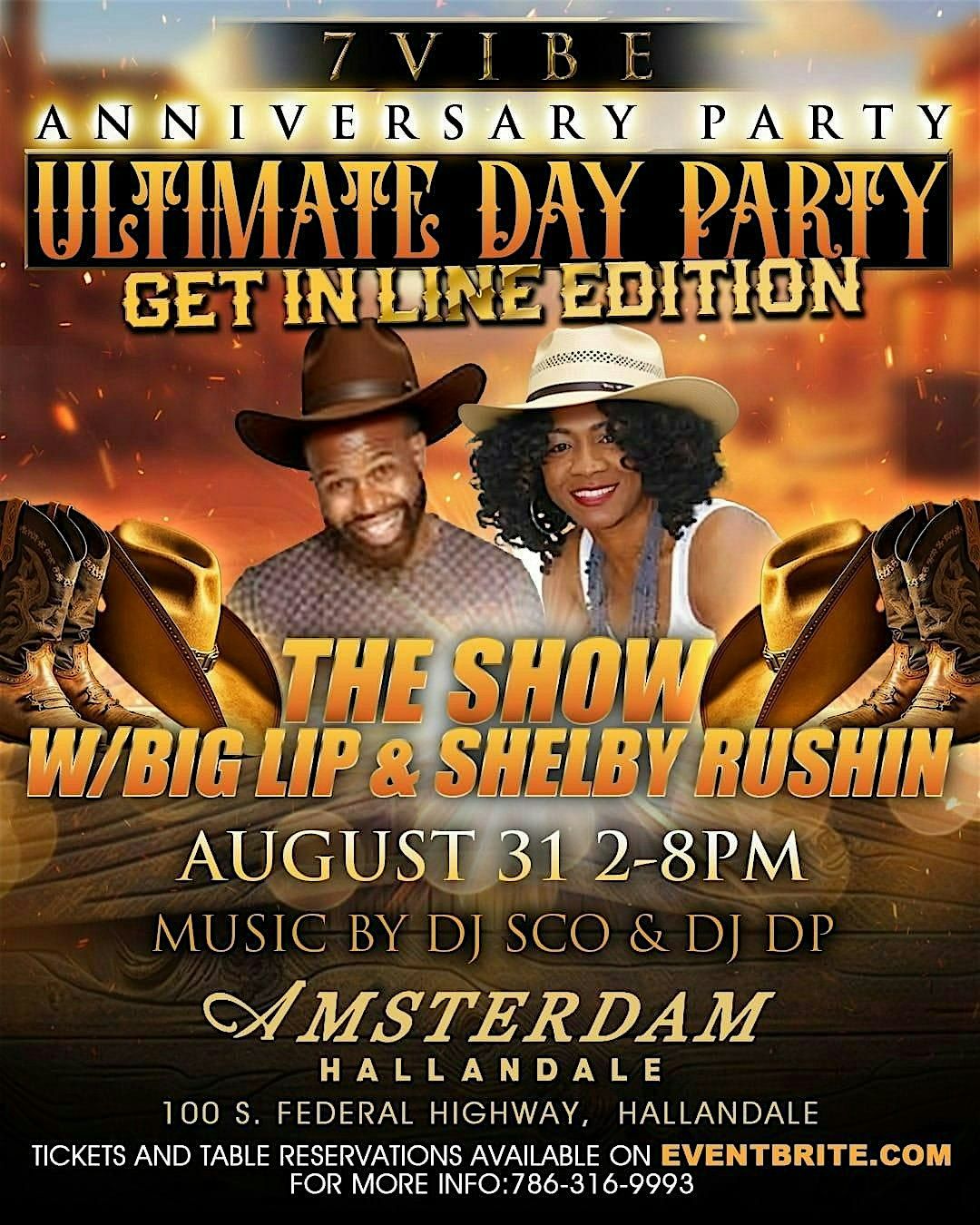 7VIBE  ULTIMATE DAY PARTY  "GET IN LINE EDITION" w/BIG LIP & SHELBY RUSHIN, 31 August | AllEvents