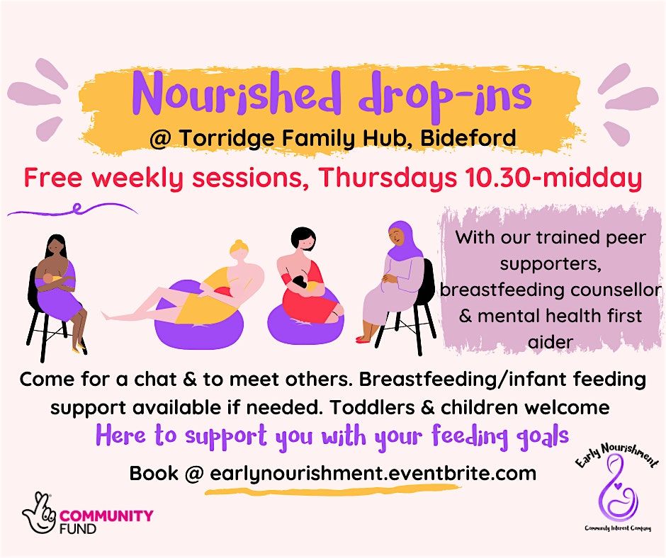 Nourished drop-in Bideford (breastfeeding & infant feeding support) | Event in Bideford | AllEvents