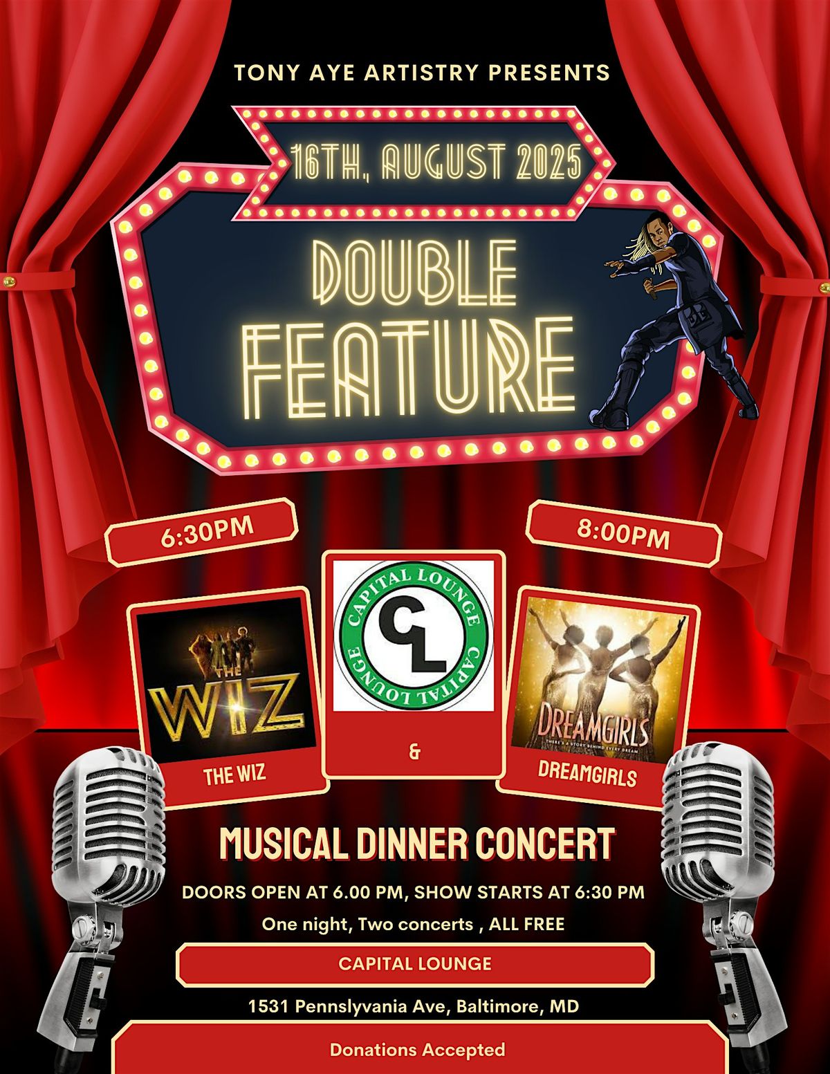 T.A.A. Presents Double Feature, 16 August | Event in Baltimore | AllEvents