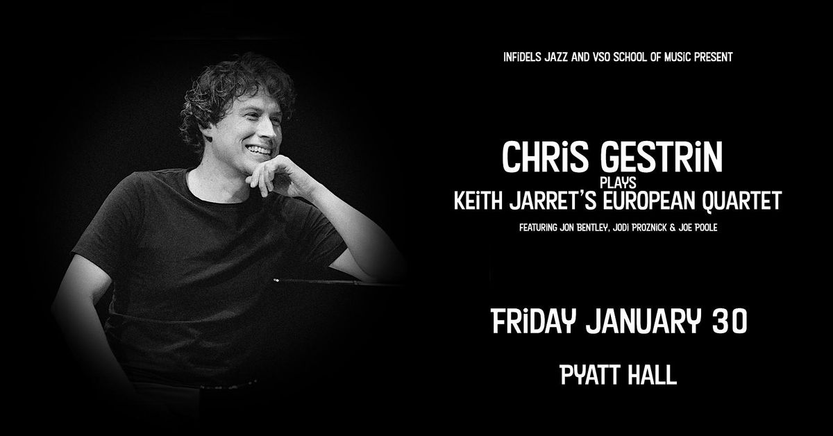 Infidels Jazz Presents: Chris Gestrin Plays Keith Jarrett at Pyatt Hall, 30 January | Event in Vancouver | AllEvents