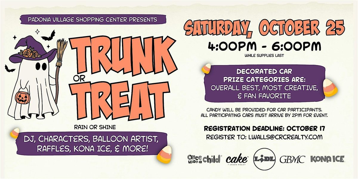 Halloween Trunk-Or-Treat, 25 October | Event in Timonium | AllEvents