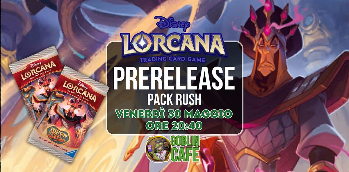 Torneo PreRelease Disney Lorcana - PackRush - il Regno di Jafar, 30 May | Event in Pisa | AllEvents