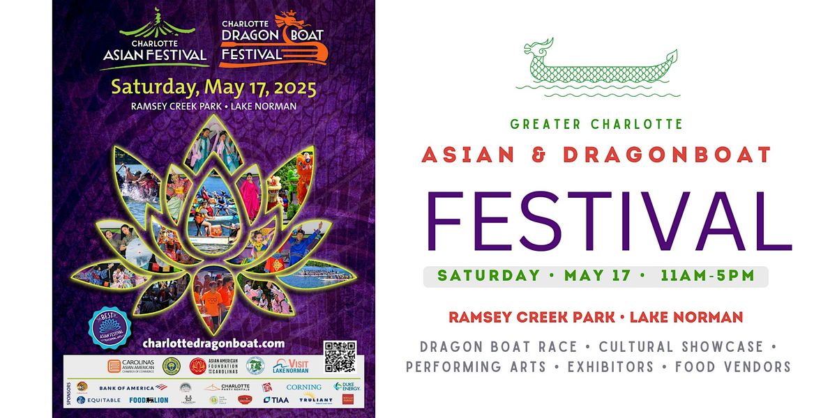 2025 Charlotte Asian & Dragon Boat Festival, 17 May | Event in Huntersville | AllEvents