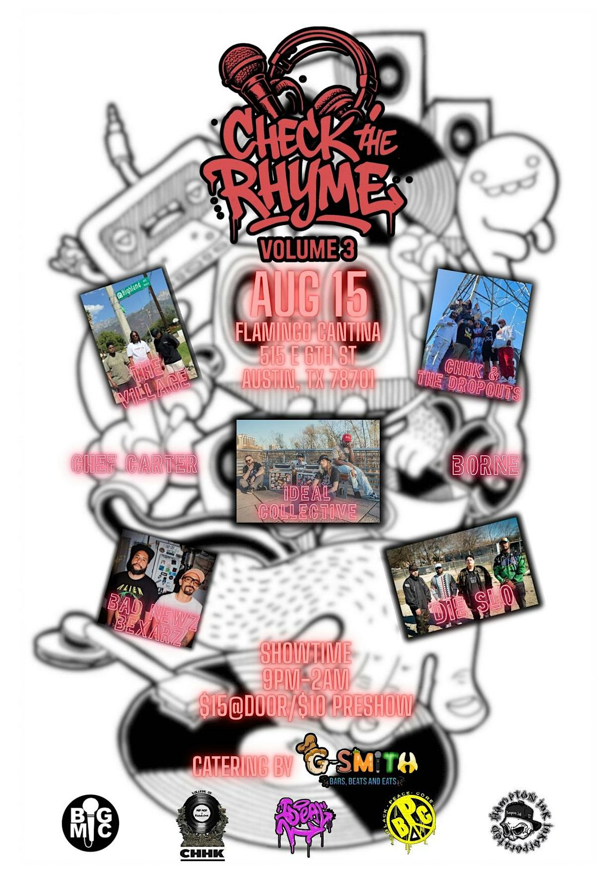 Check the Rhyme Vol. 3, 15 August | Event in Austin | AllEvents