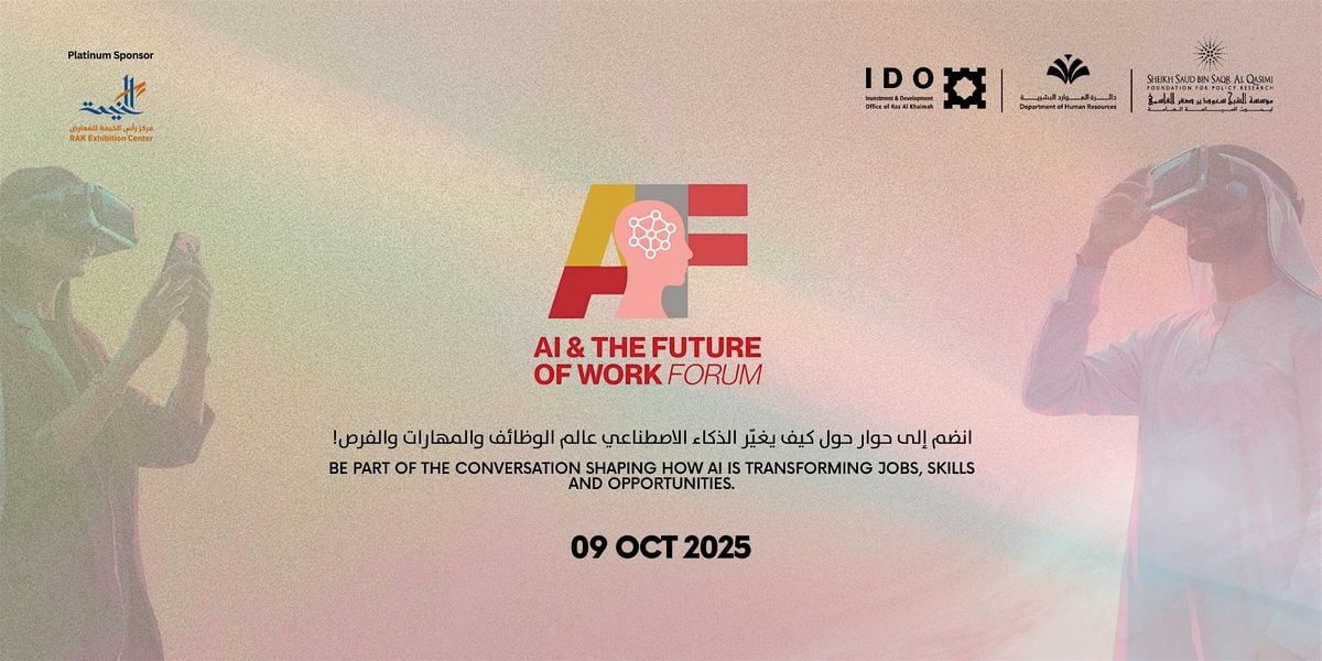AI & The Future of Work Forum, 9 October | Event in Bur Dubai | AllEvents