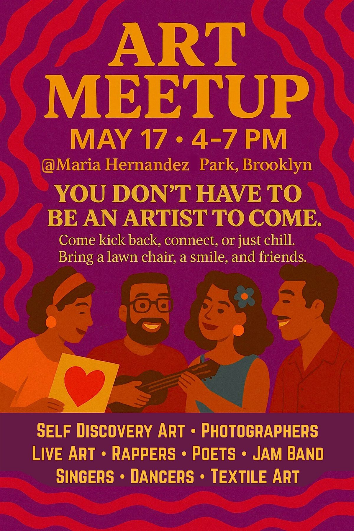 BROOKLYN ART MEETUP  Make Art • Make Friends • Make Memories, 17 May | Event in Brooklyn | AllEvents