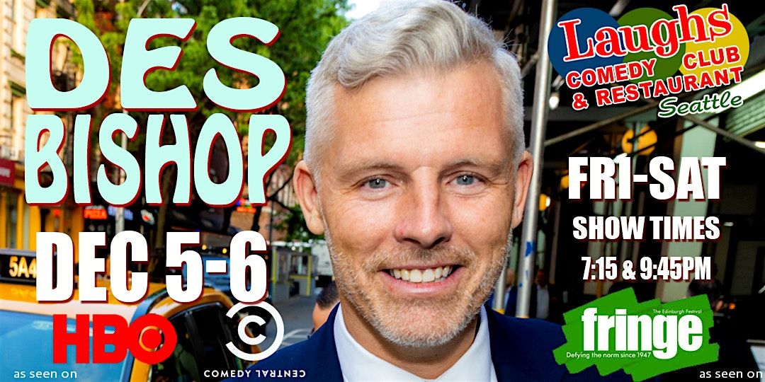 Comedian Des Bishop December 5th and 6th at Laughs Comedy- Seattle, 5 December | Event in Seattle | AllEvents