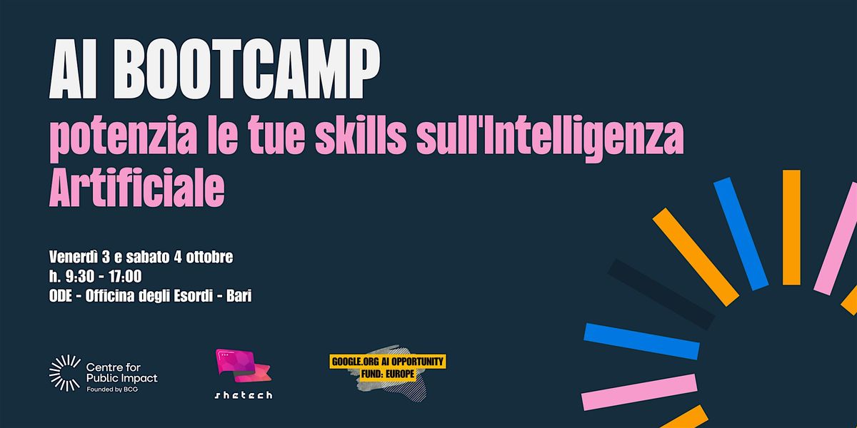 AI Bootcamp - Bari, 3 October | Event in Bari | AllEvents