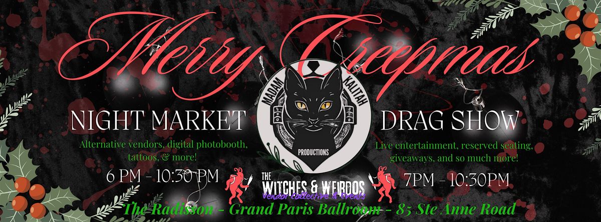 A MERRY CREEPMAS DRAG SHOW, 6 December | Event in Greater Sudbury | AllEvents