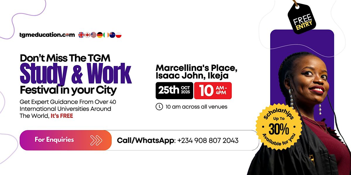 (FREE EVENT) Scholarships, Visas & Family Migration Made Easy in Ikeja, 25 October | Event in Lagos | AllEvents