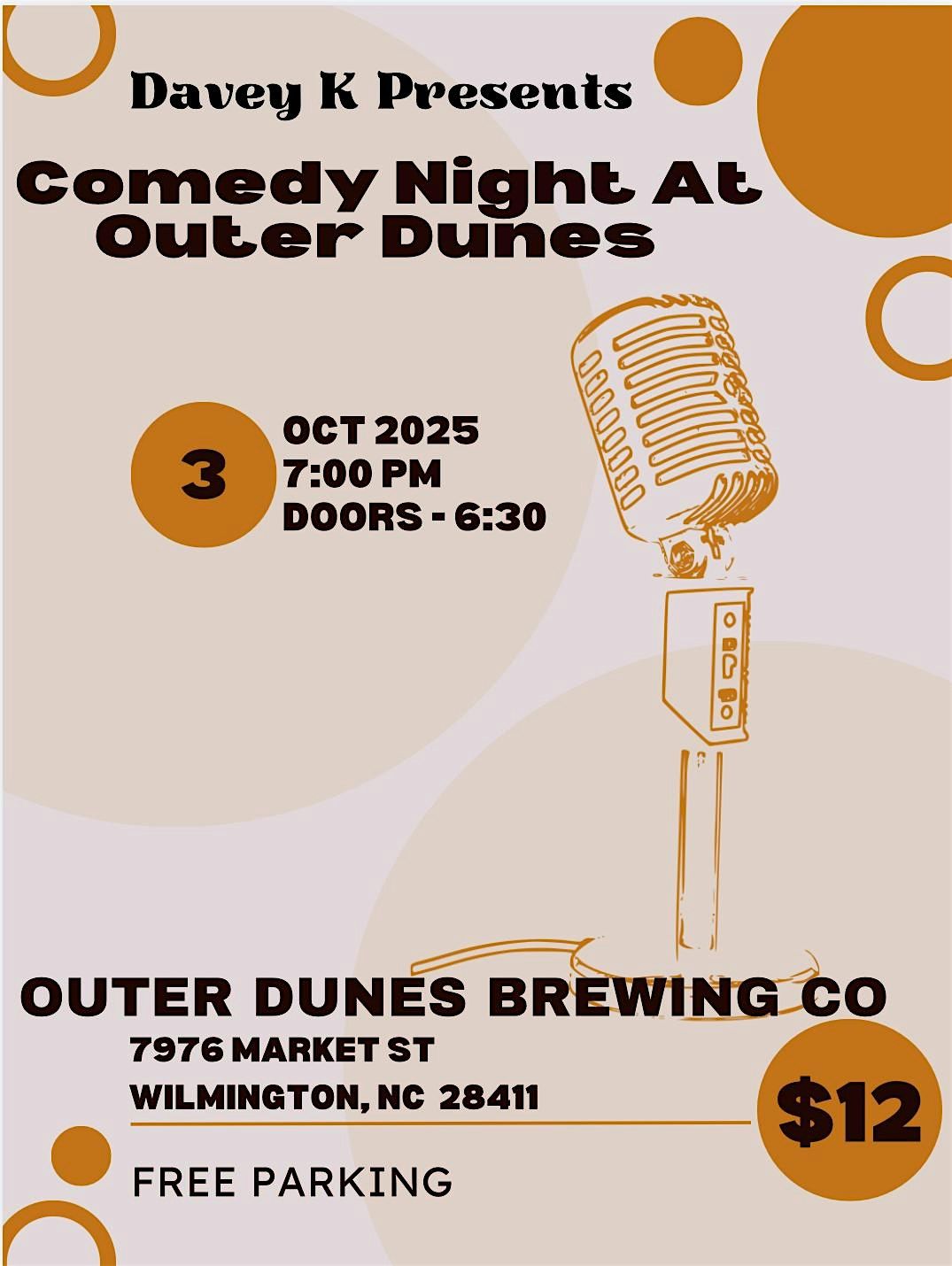 Comedy night with Davey K (and friends), 3 October | Event in Wilmington | AllEvents