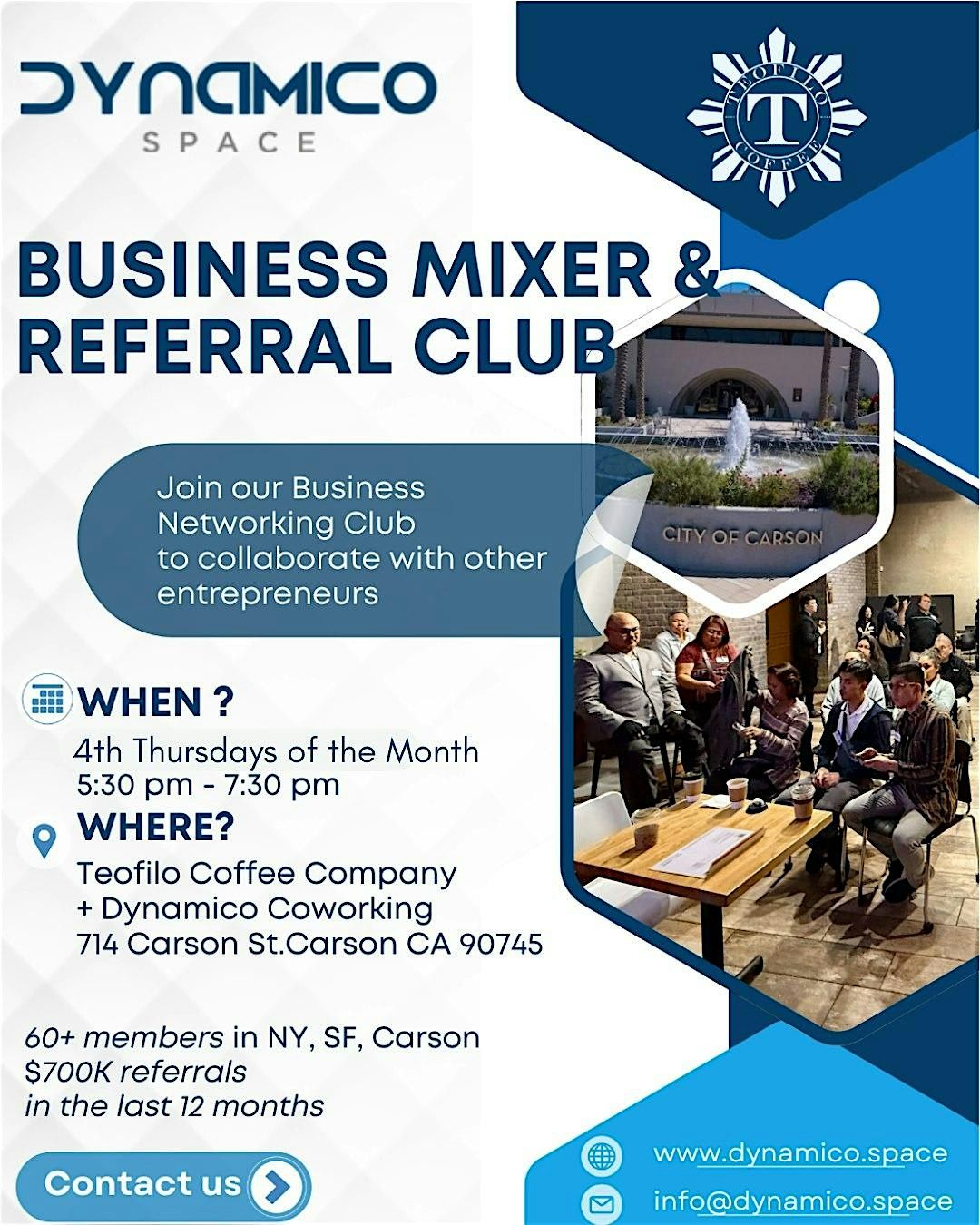 Carson Business Mixer & Referral Club, 24 July | Event in Carson | AllEvents