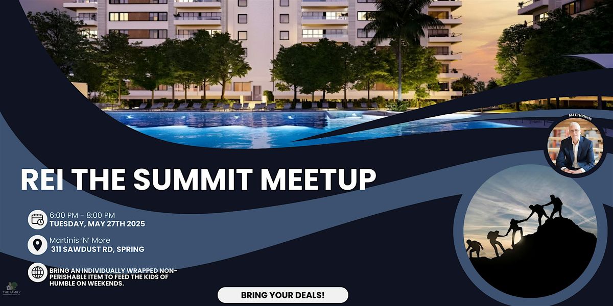 REI The Summit Meet-Up., 27 May | Event in Spring | AllEvents
