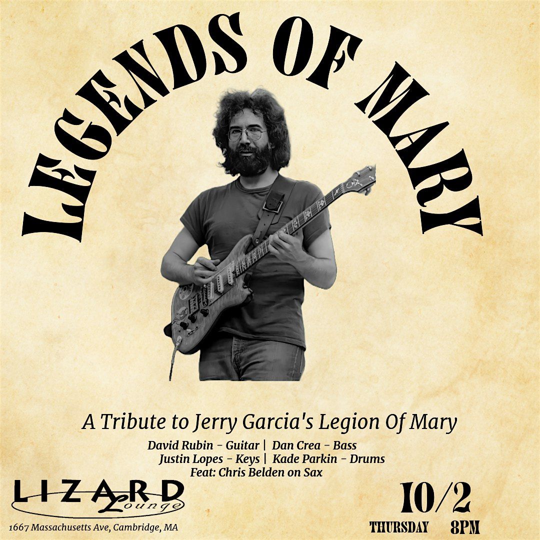 Legends of Mary Live at the Lizard Lounge, 2 October | Event in Cambridge | AllEvents