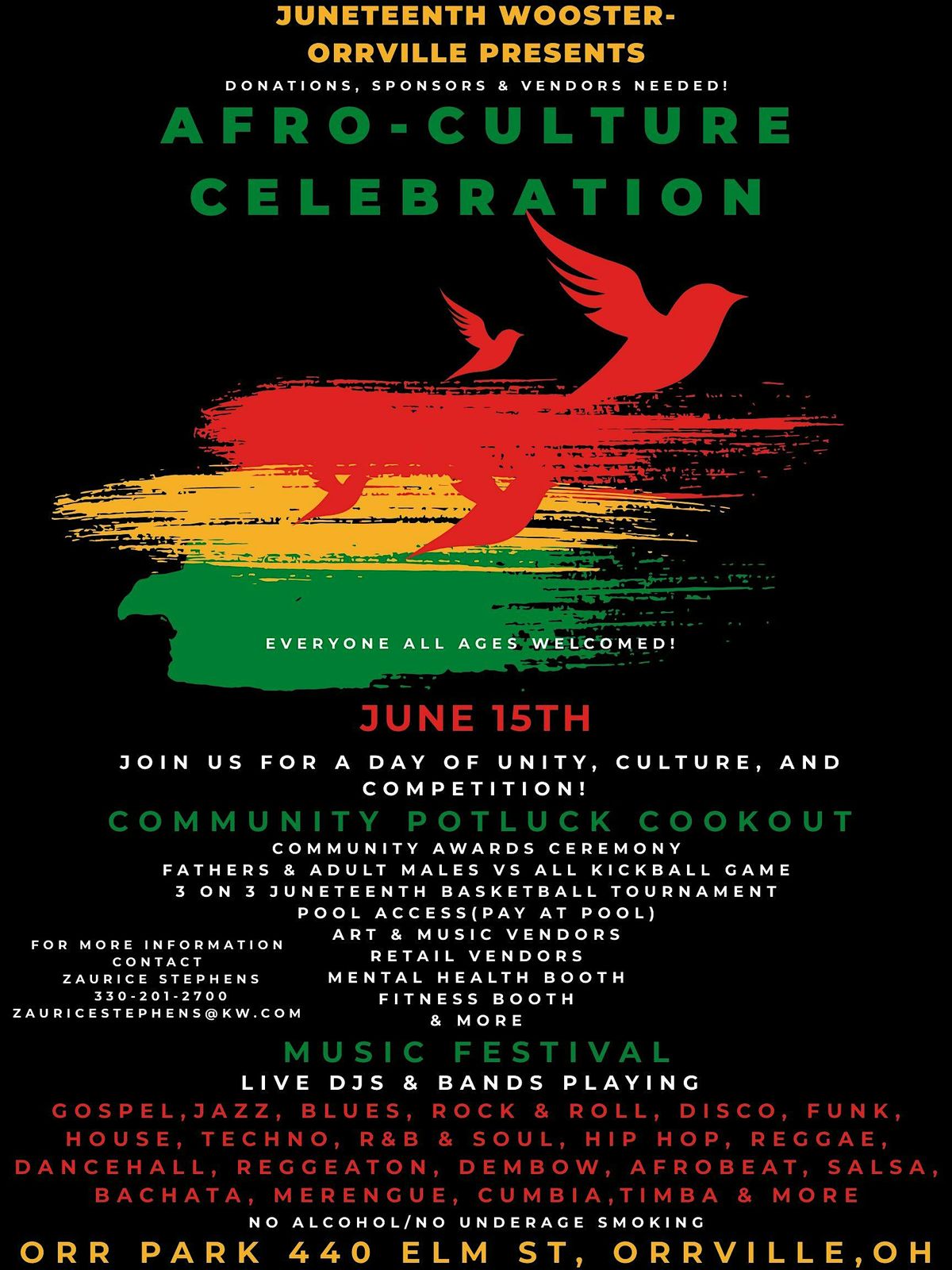 Juneteenth Wooster-Orrville: Afro Culture Celebration, 15 June | Event in Orrville | AllEvents