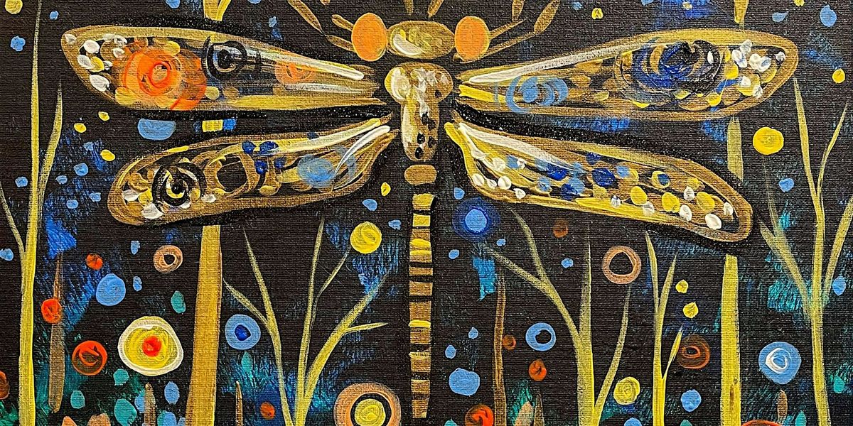 Klimt Style Dragonfly - Paint and Sip by Classpop!™, 11 August | Event in West Chester | AllEvents