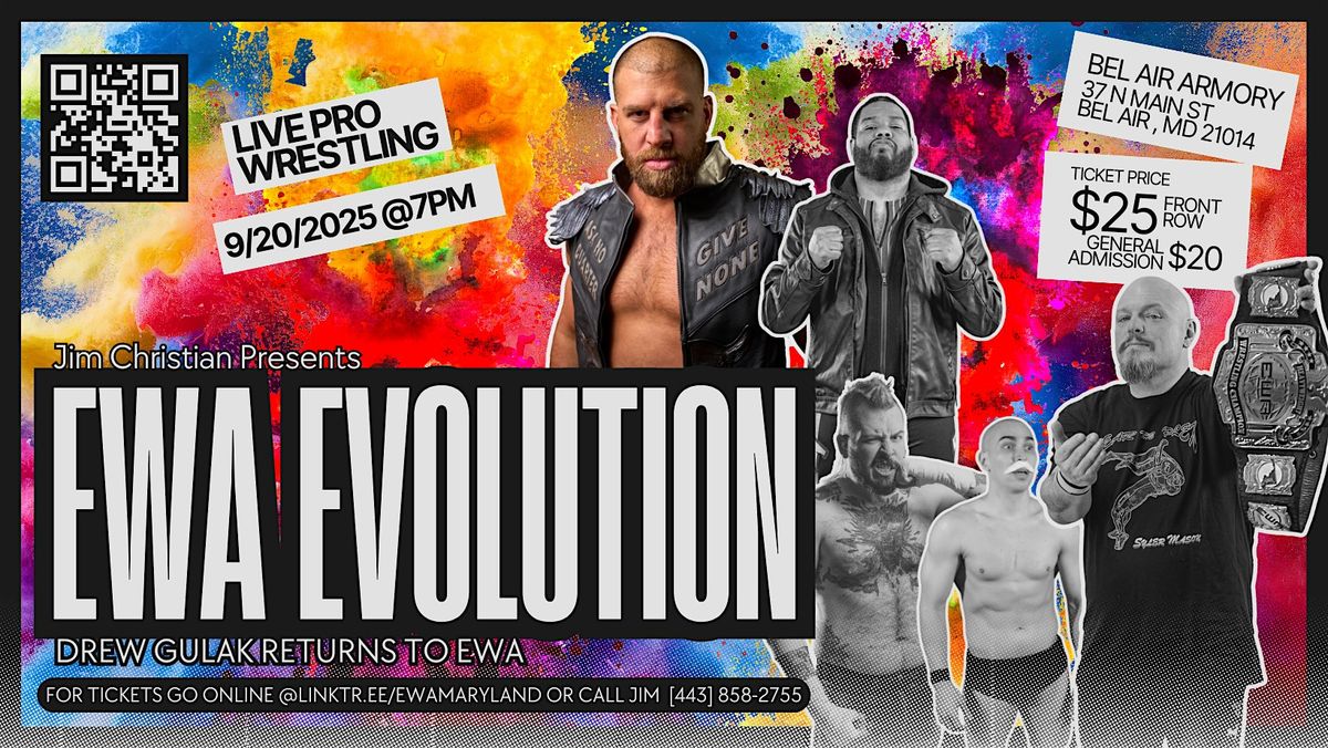 EWA Live Pro Wrestling Evolution September 20th 2025, 20 September | Event in Bel Air | AllEvents
