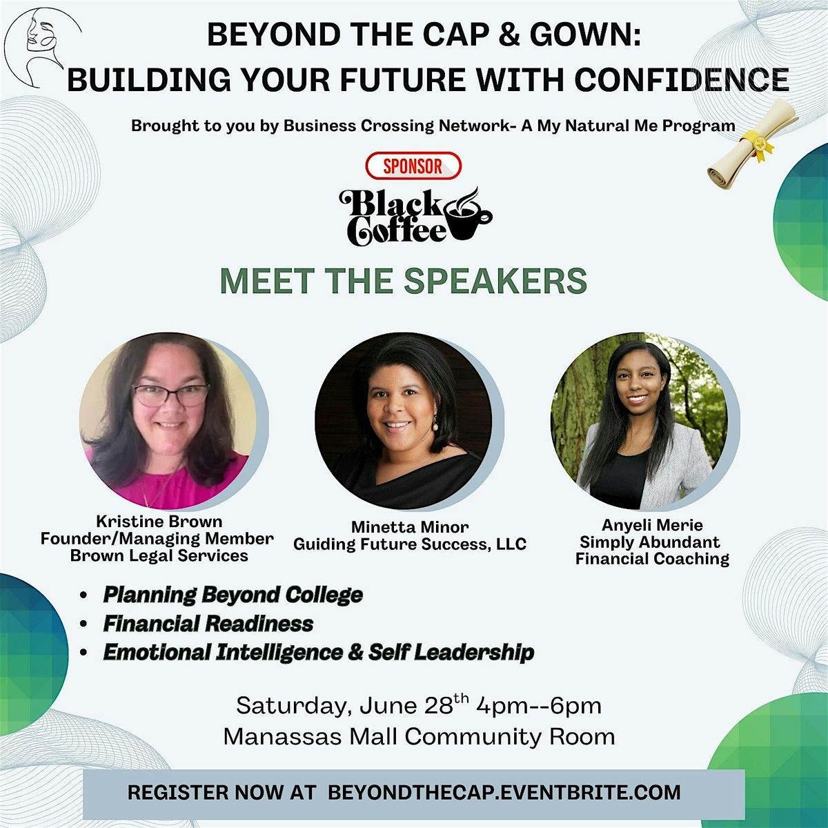 Beyond The Cap & Gown: Building Your Future With Confidence, 12 July | Event in Manassas | AllEvents
