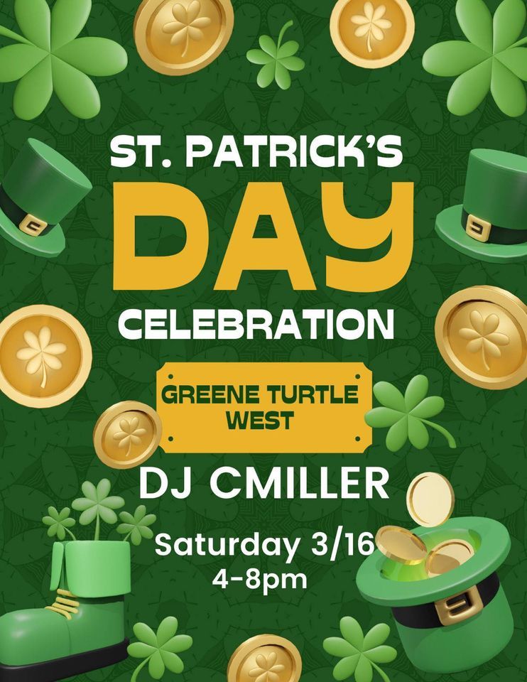St Practice Day w DJ CMiller, The Greene Turtle West (West Ocean City