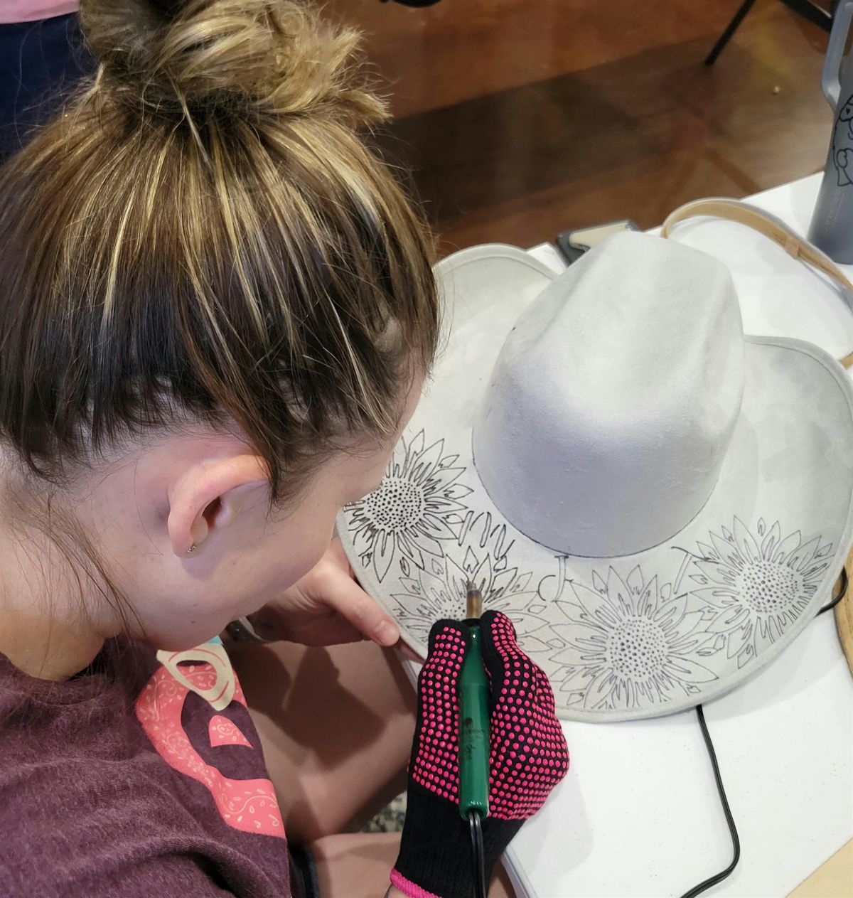 HAT DESIGN BURNING CLASS (Pyrography Hat Art), 26 October | Event in Salado | AllEvents