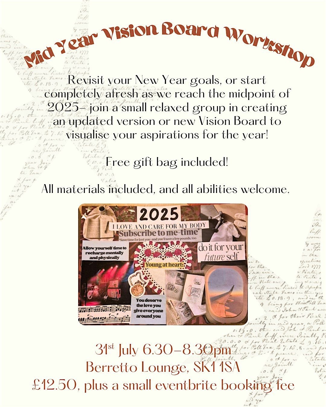 Mid Year Vision Board Workshop, 31 July | Event in Stockport | AllEvents
